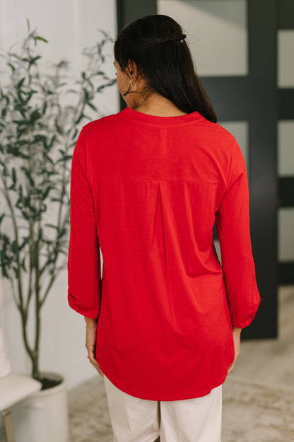 Lizzy Top in Red