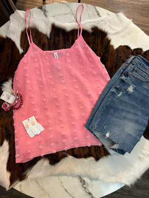 Textured Dot Lined Cami