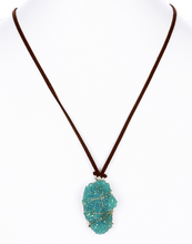 Stone and Leather Necklace Mini